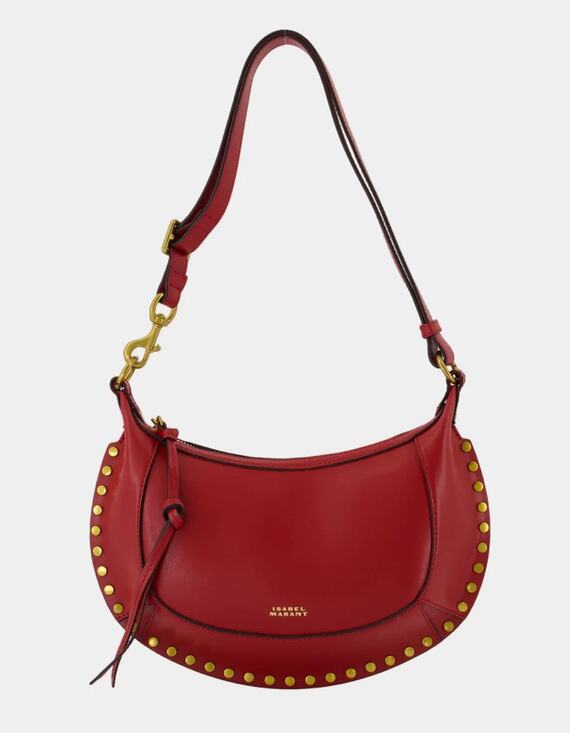 Isabel Marant Handbags - Oskan Moon Shoulder Bag - Isabel Marant - Leather - Red